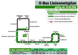 O-Buslinienpläne Potsdam